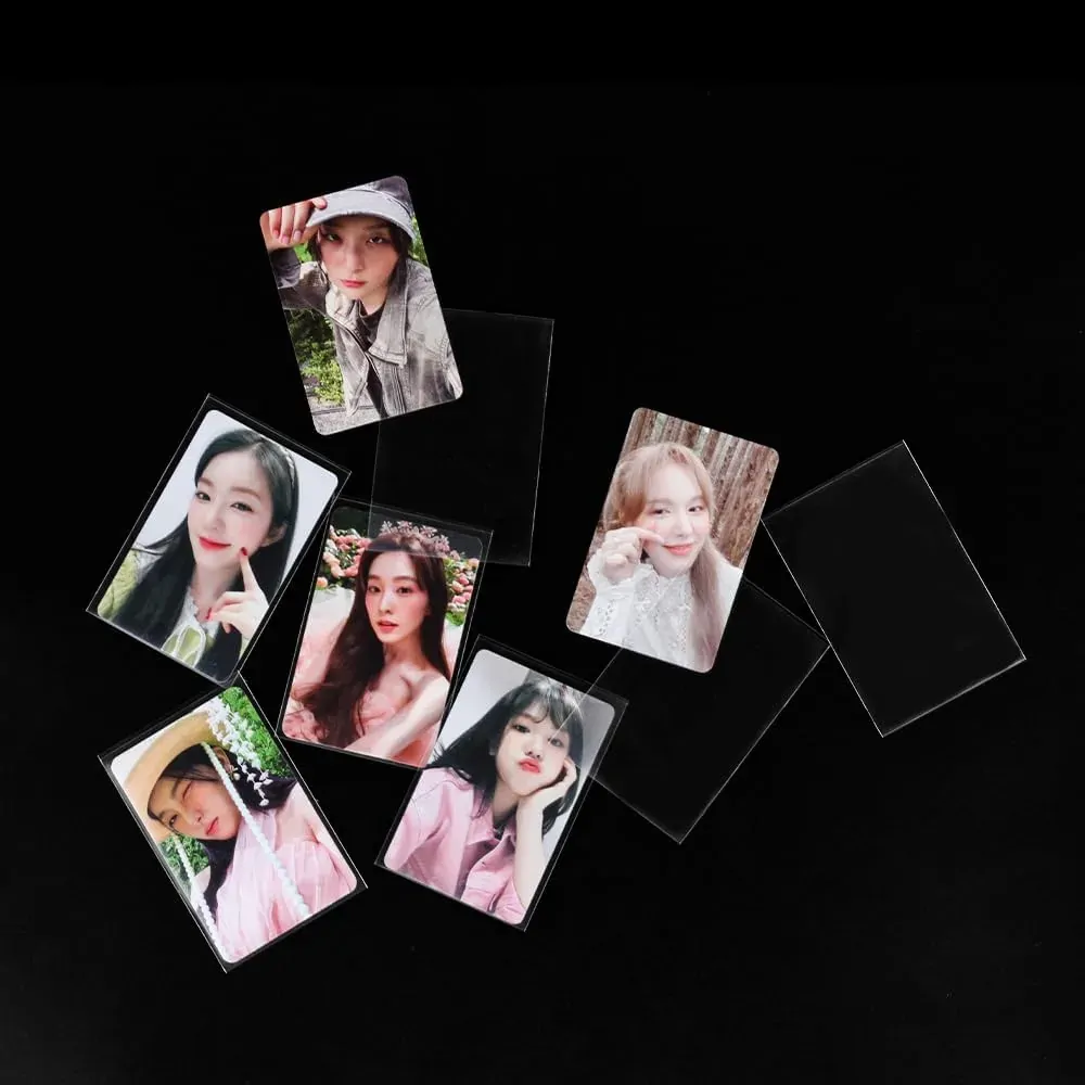 100 Packs Photocard Sleeves, 200Microns Kpop (Unsealable) Price