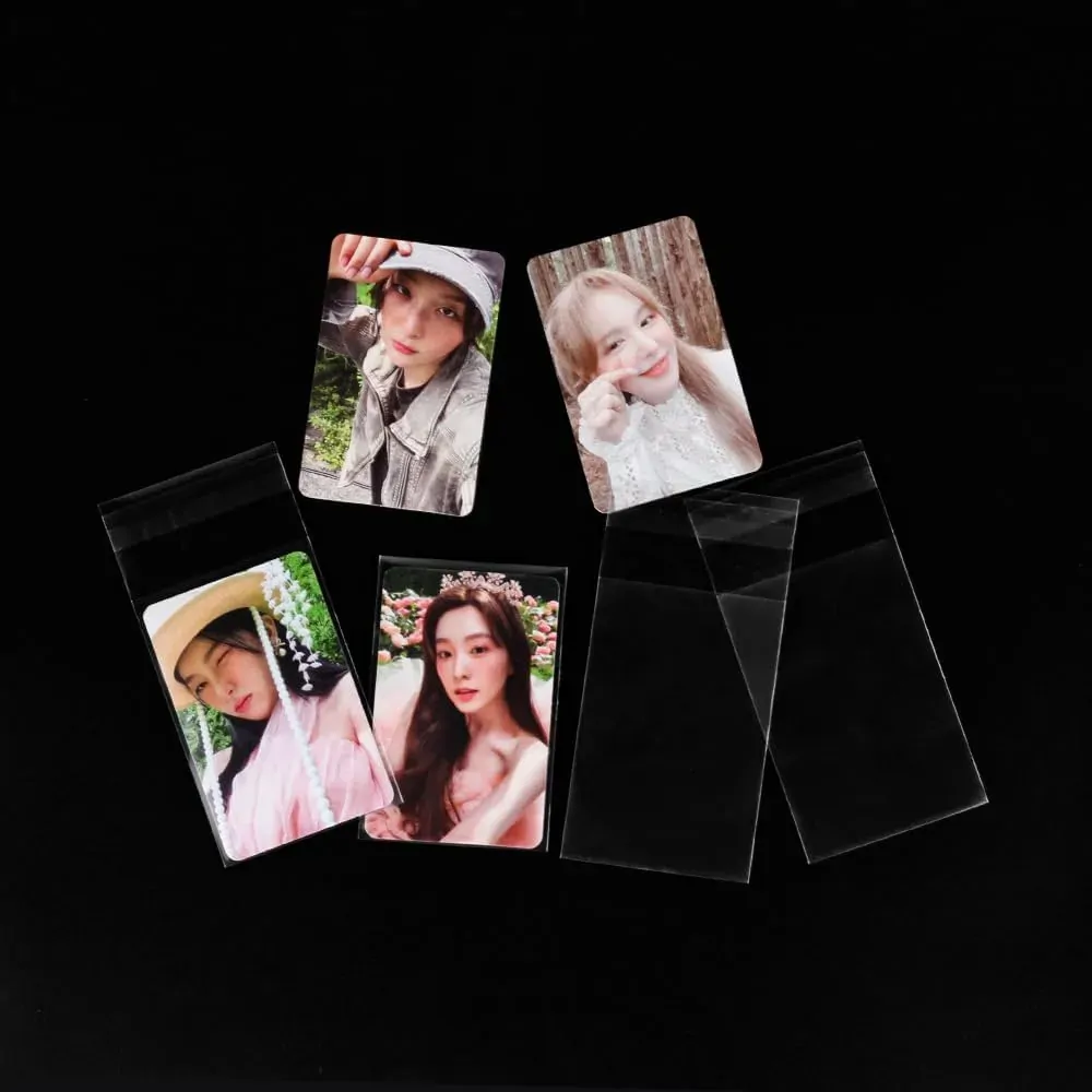 100 Packs Photocard Sleeves, 200Microns Kpop (Sealable) Price
