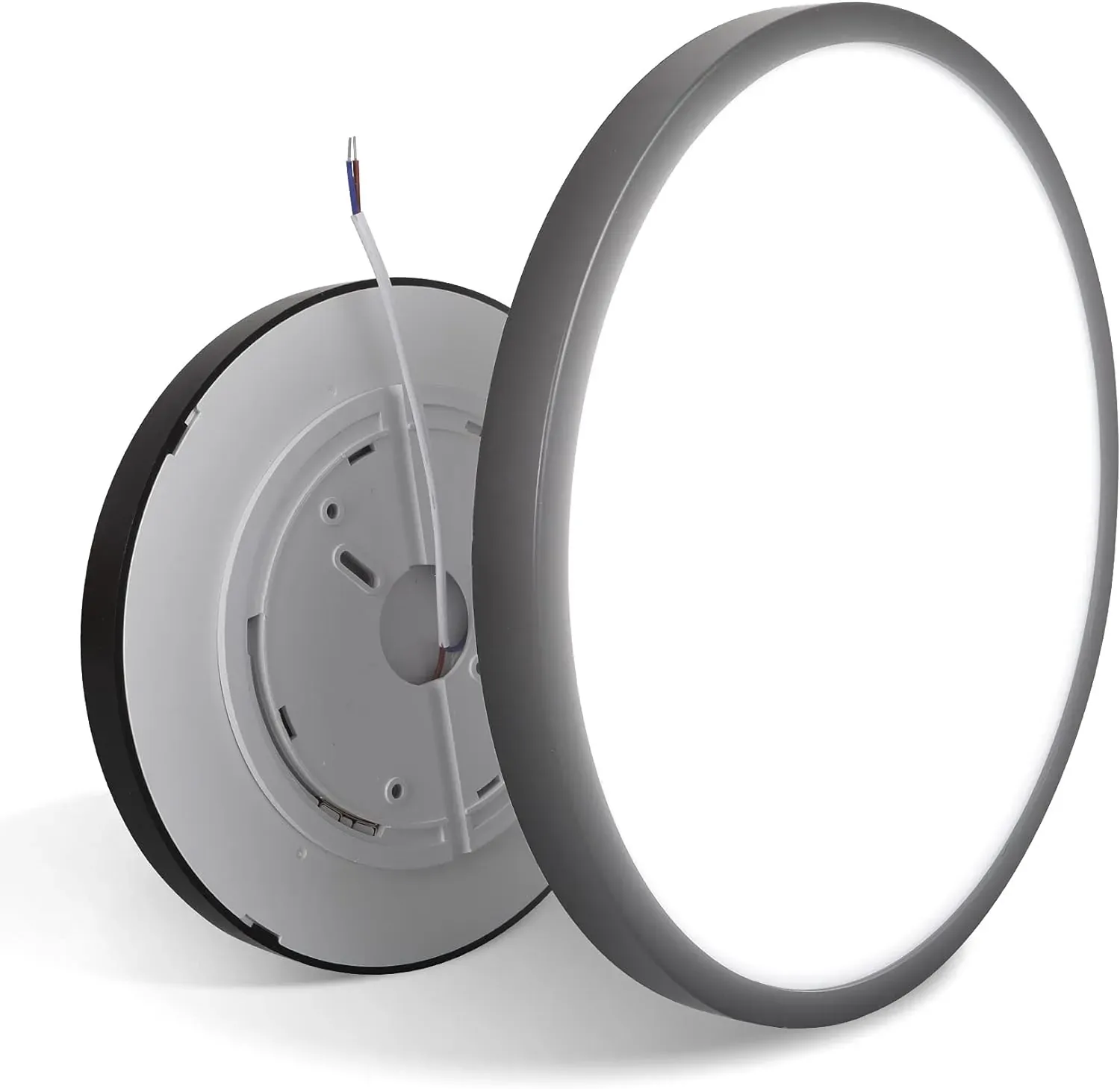 LED Ceiling Light Fixture, Natural Light, 24W 4500K ,Black Price