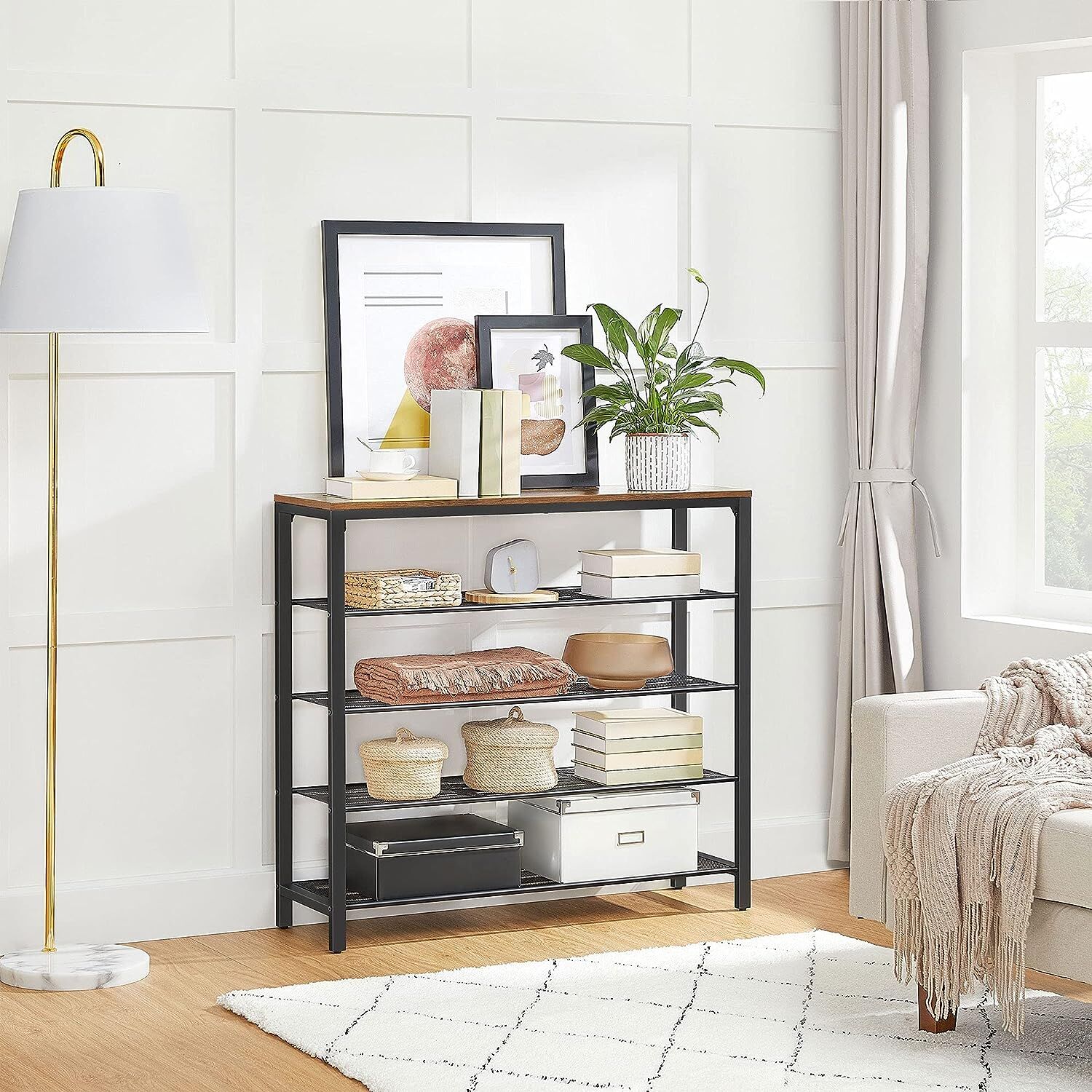 Shoe Rack Storage Organiser 4 Shelves Price