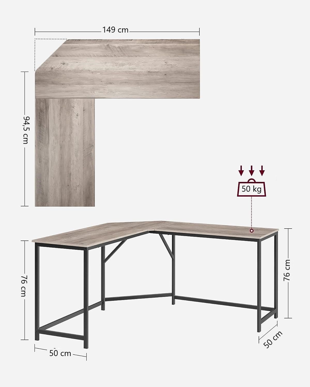 L-Shaped Computer Corner Desk Home Office Price