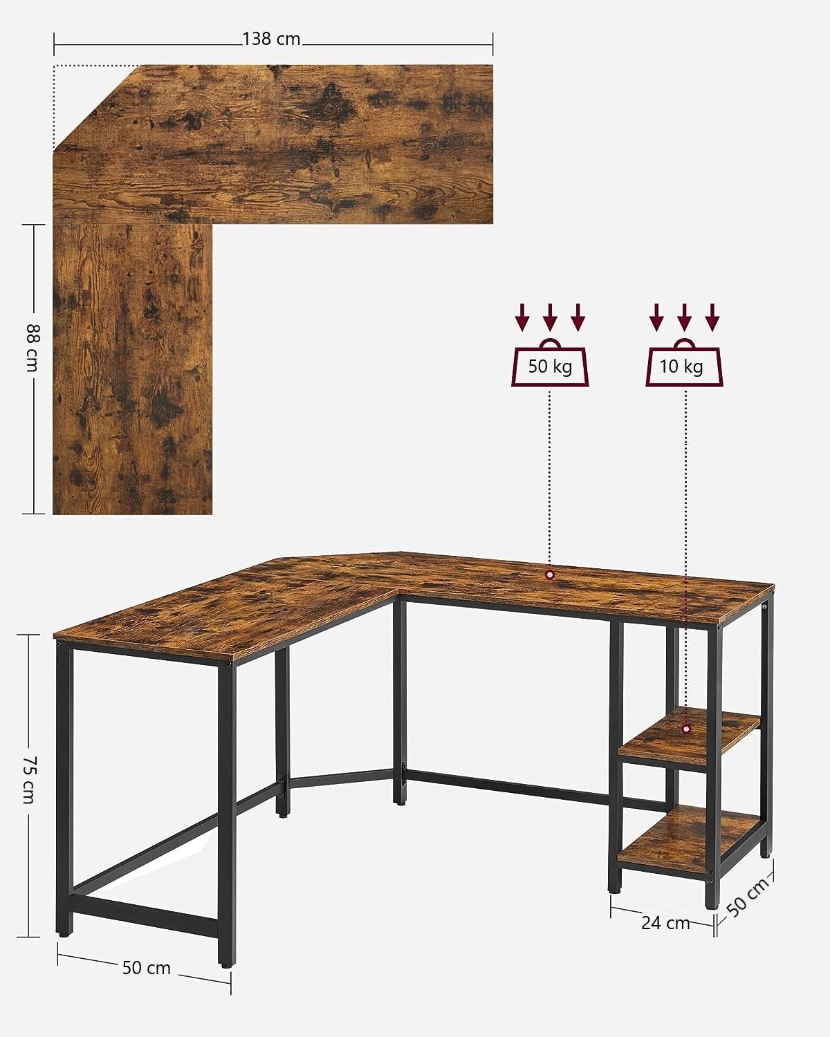 L-Shaped Computer Desk Corner Price