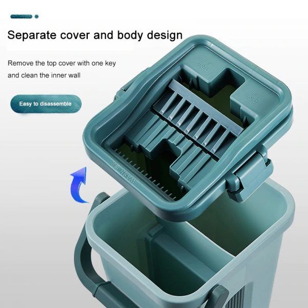 Wet Dry Flat Mop and Bucket Floor Cleaner Set with 2 Pads Price
