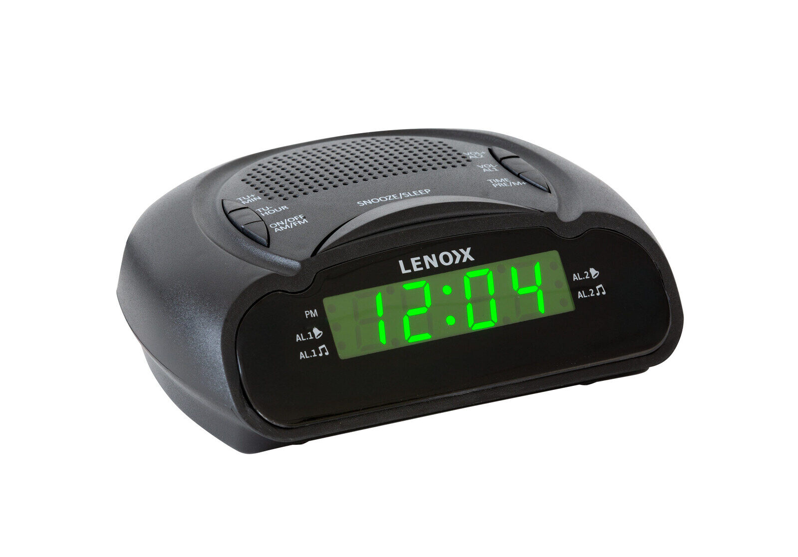 AM/FM Alarm Clock & Radio w/ Green LED Time Numbering Price