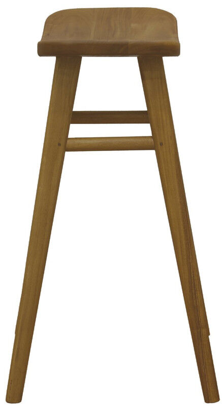 Aria Oval Solid Timber Counter Stool (Caramel) Price