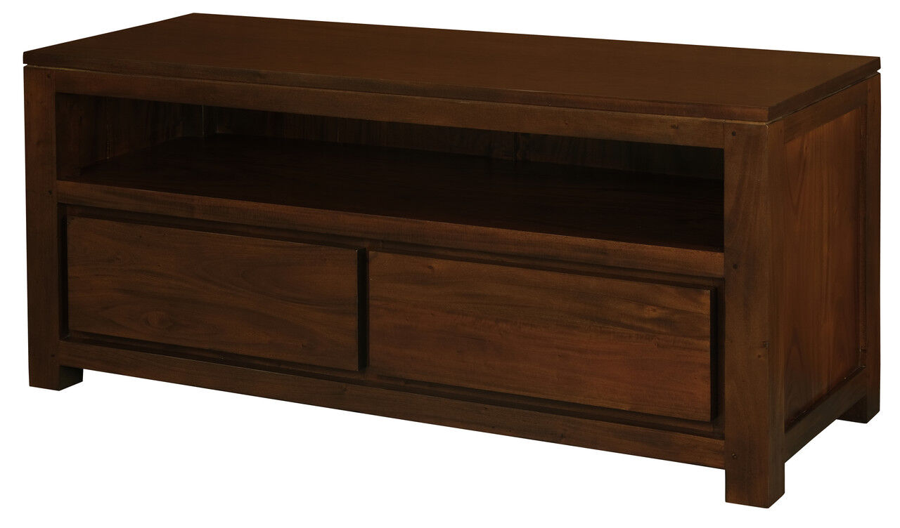 Amsterdam 2 Drawer Entertainment Unit (Mahogany) Price