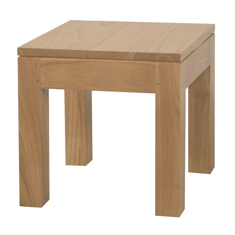 Amsterdam Solid Timber Lamp Table (Natural) Price