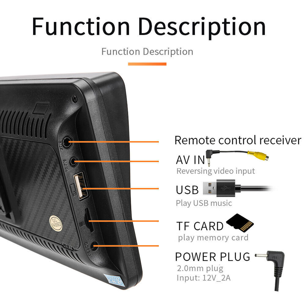 7inch PortableWireless Apple CarPlay Android Auto Touch Screen Car Radio Stereo AU Price