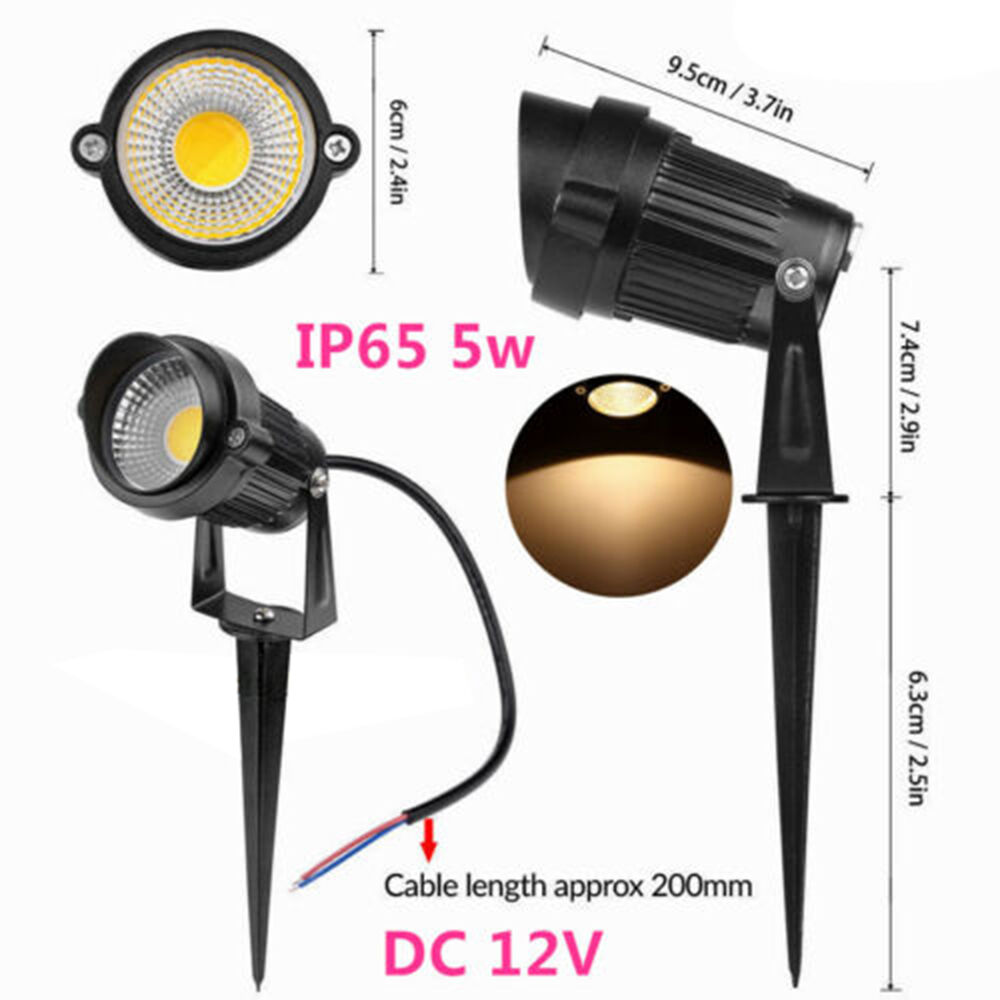 10X LED Spotlights Landscape Warm light Lamp Waterproof Outdoor Garden Yard 12V Price