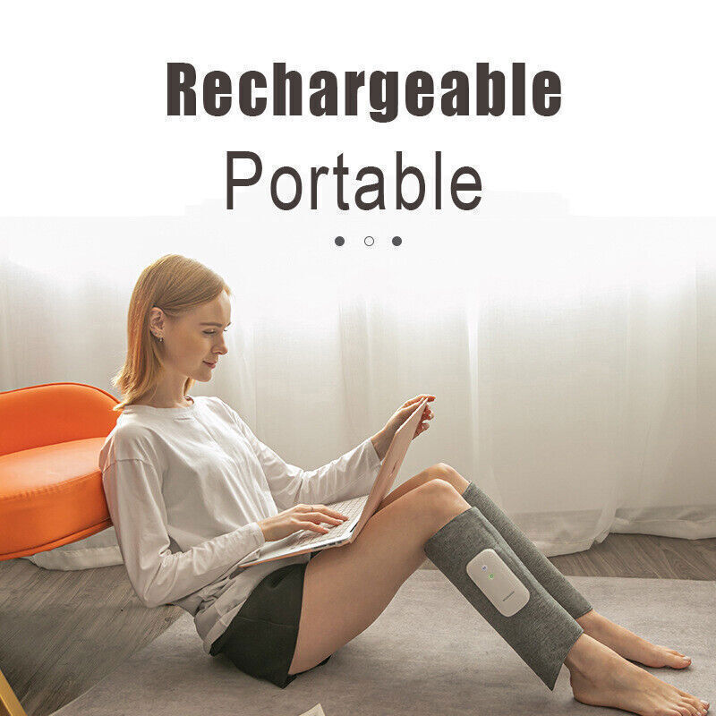 Leg Massager Heated Air Compression Foot Massage Calf Circulation Muscles Relax Price