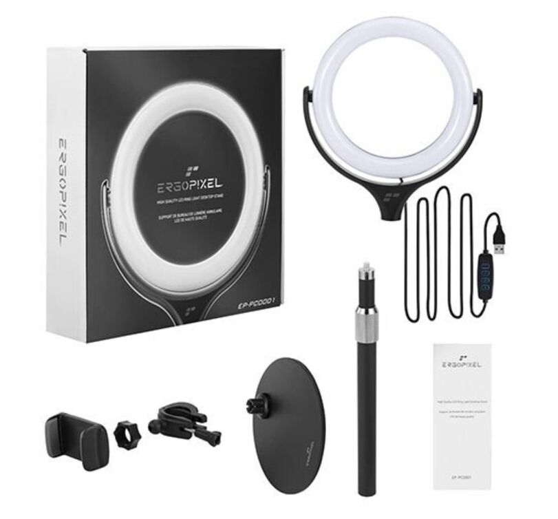 8"LED Ring Light Dimmable Lighting Kit Phone+Selfie 40cm Tripod Makeup Live Lamp Price