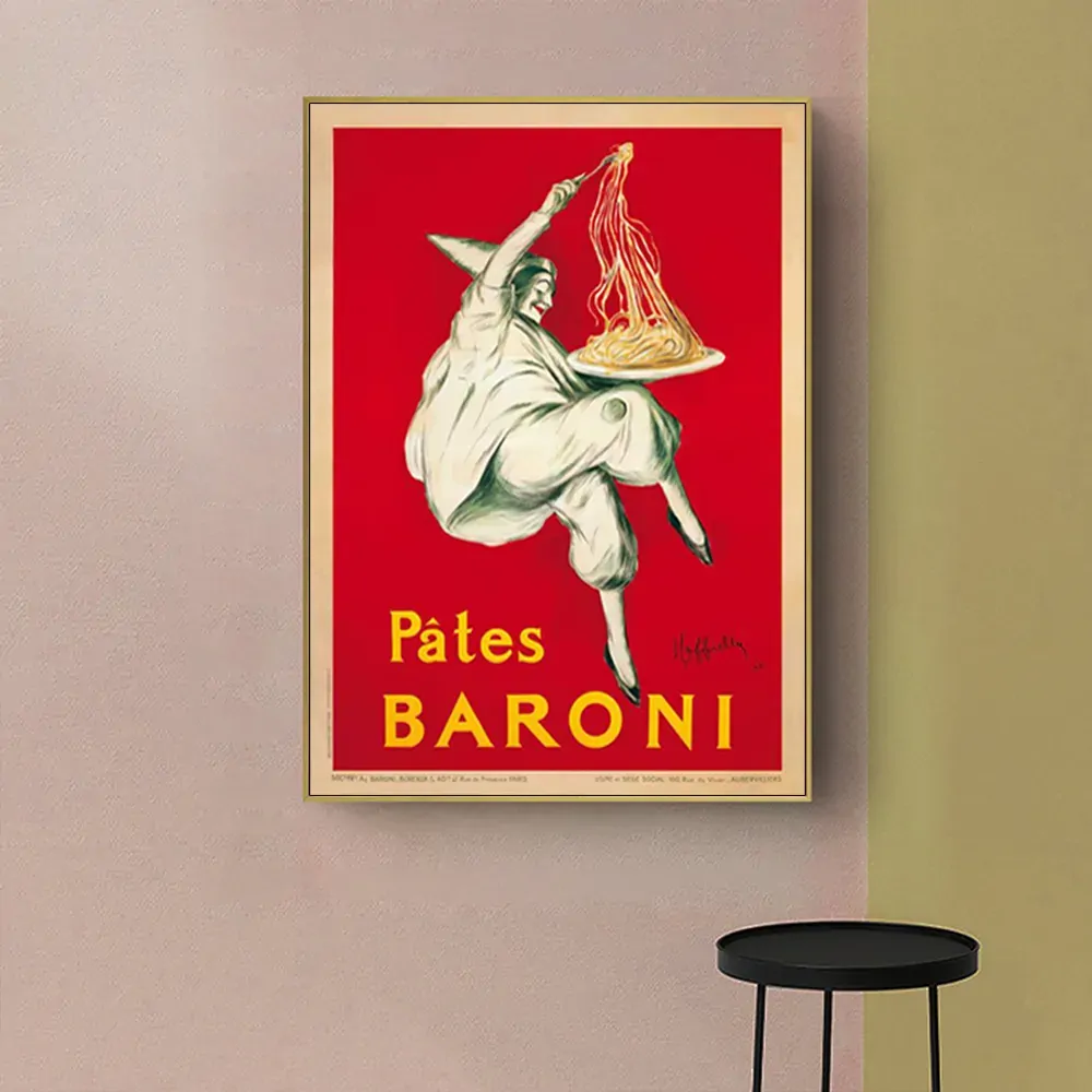 Wall Art 100cmx150cm Pates Baroni Pasta Gold Frame Canvas Price