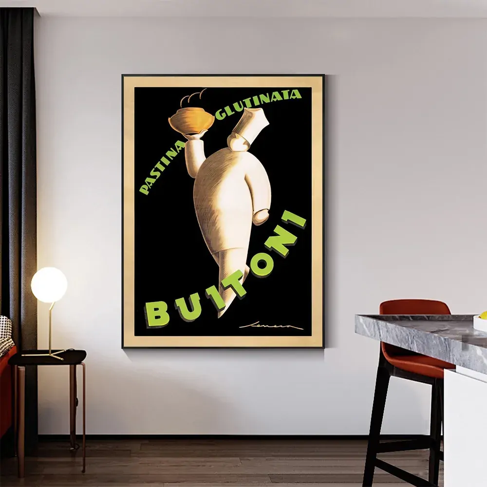 Wall Art 40cmx60cm Buitoni Black Frame Canvas Price
