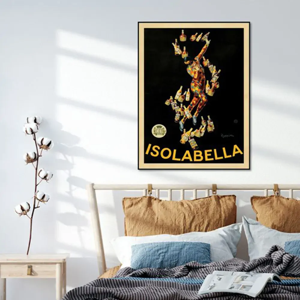 Wall Art 100cmx150cm Isolabella Black Frame Canvas Price