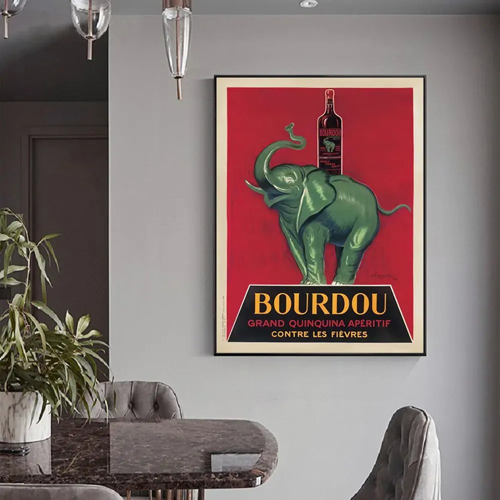 Wall Art 40cmx60cm Bourdou Black Frame Canvas Price