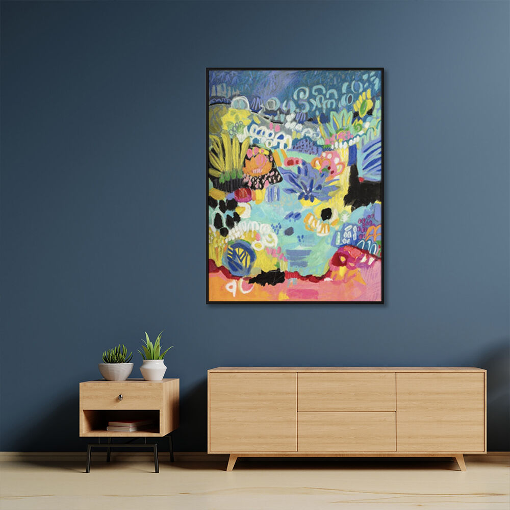 100cmx150cm Summer Smile B Black Frame Canvas Wall Art Price