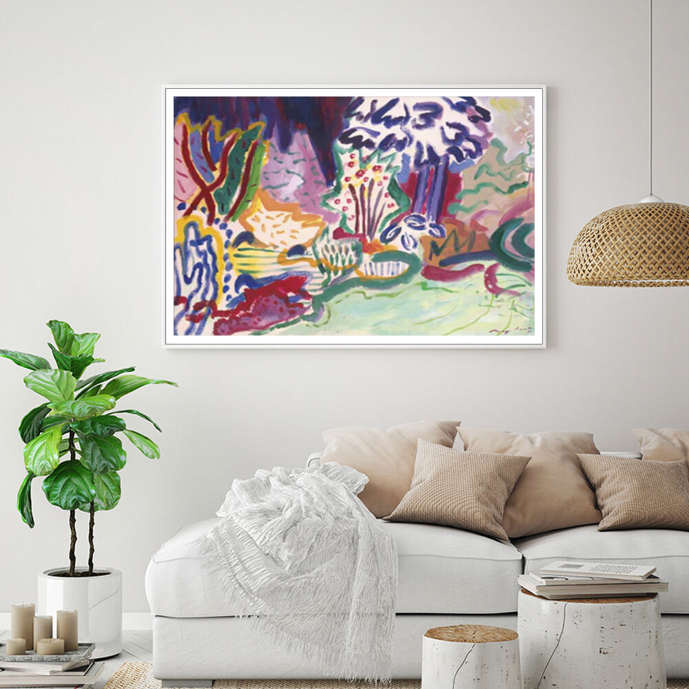 100cmx150cm Late Summer White Frame Canvas Wall Art Price
