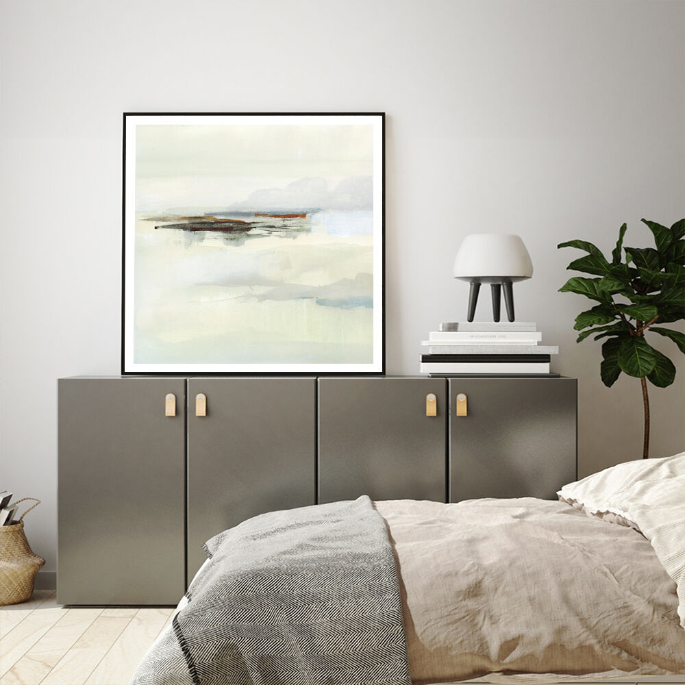 40cmx40cm Atmospheric Edge Black Frame Canvas Wall Art Price