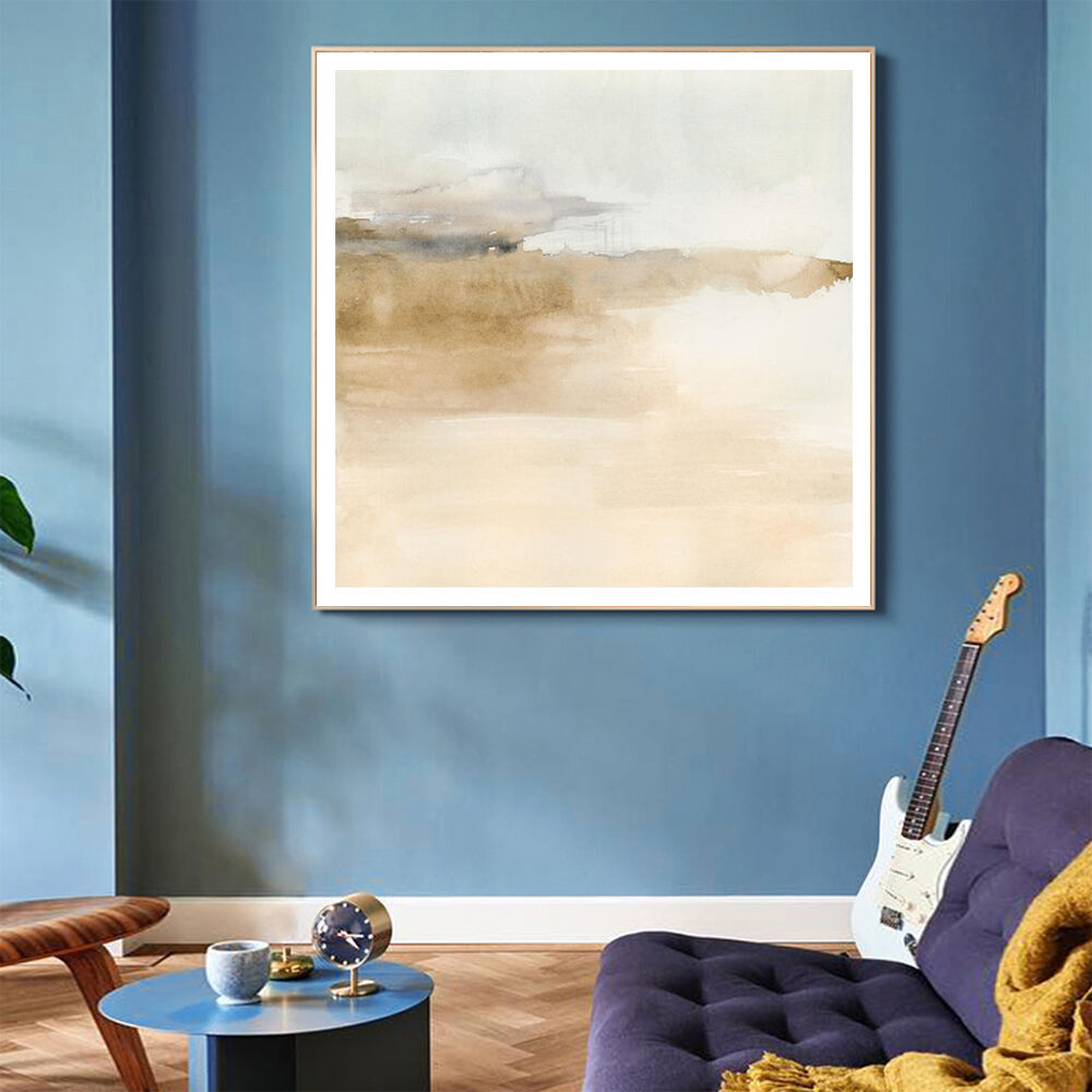 40cmx40cm Atmospheric Edge II Gold Frame Canvas Wall Art Price