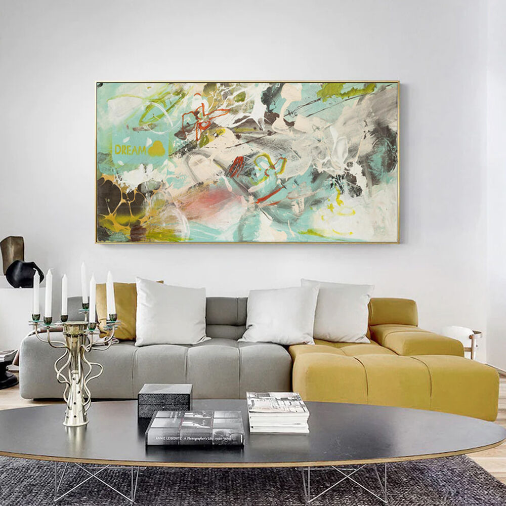 50cmx100cm Dream Dream Gold Frame Canvas Wall Art Price