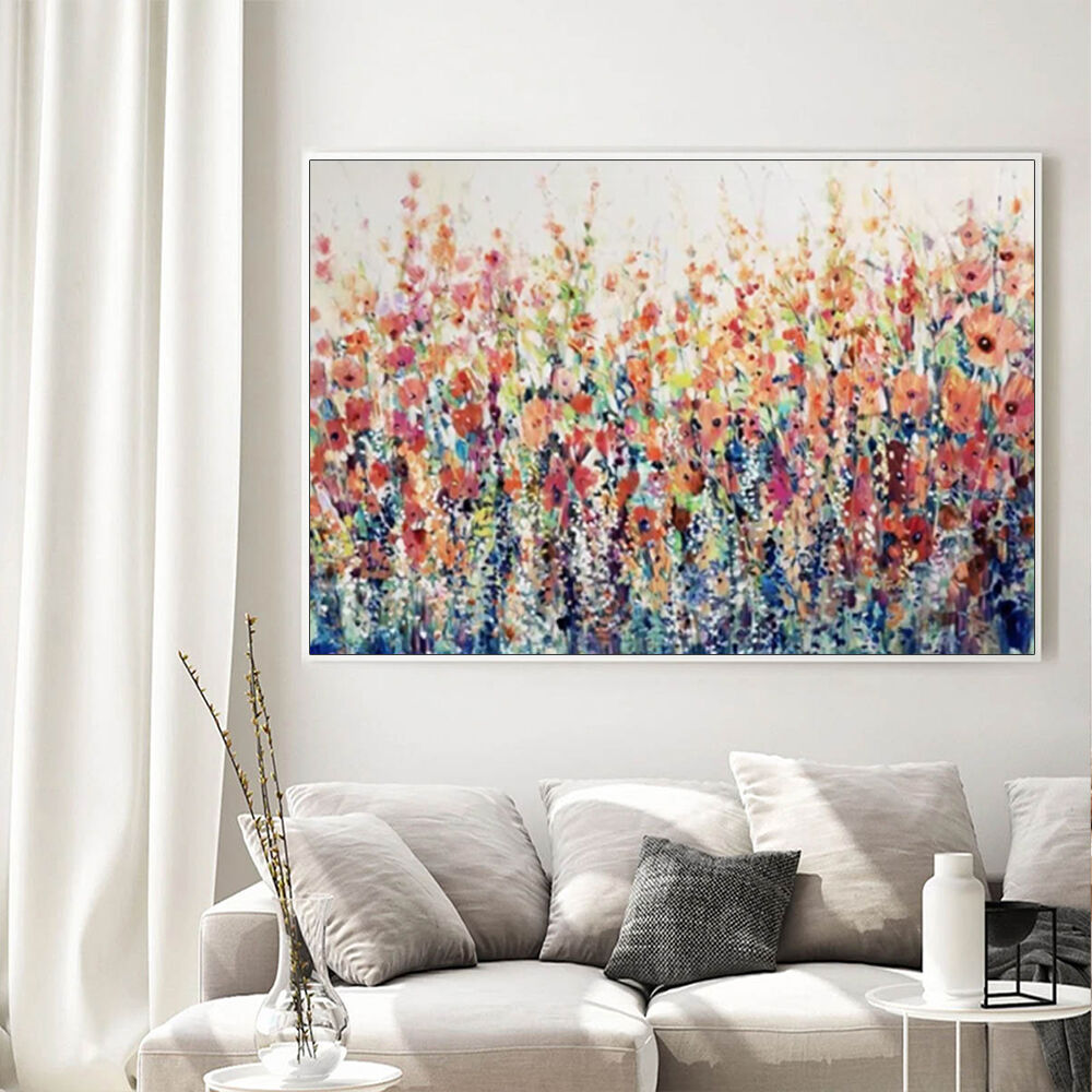 100cmx150cm Flourish Of Spring White Frame Canvas Wall Art Price