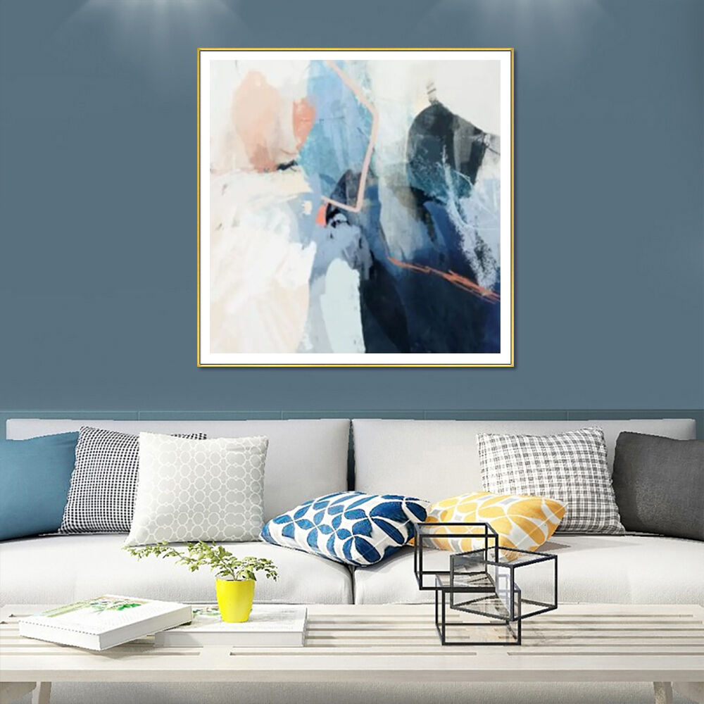 40cmx40cm Luz I Gold Frame Canvas Wall Art Price