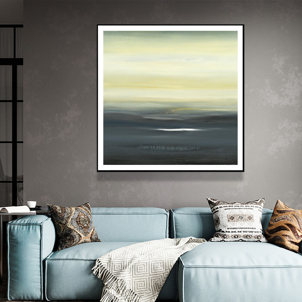 40cmx40cm Land of Serenity Black Frame Canvas Wall Art Price