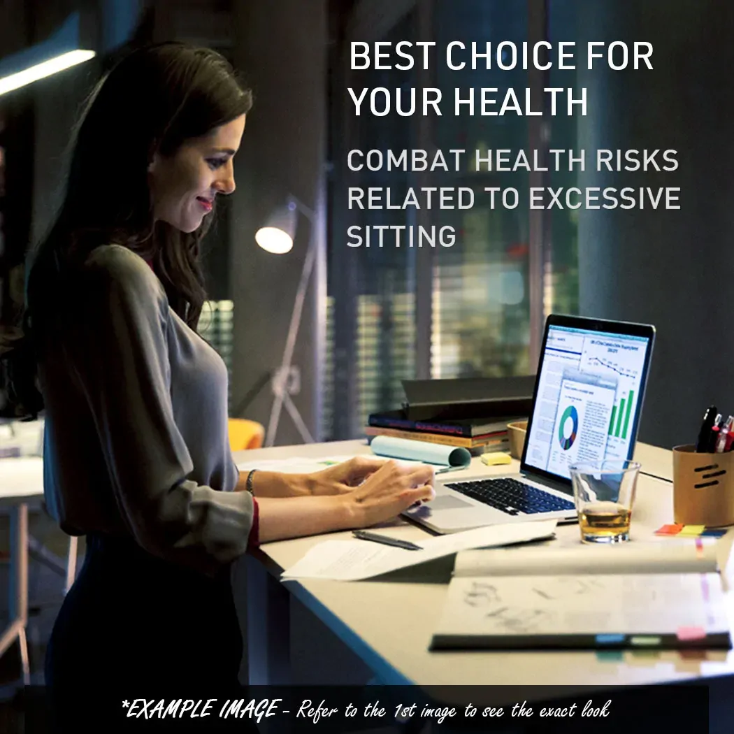 Sit To Stand Up Standing Desk, 140x60cm, 72-118cm Electric Height Adjustable, 70kg Rated Black/Black Frame Price