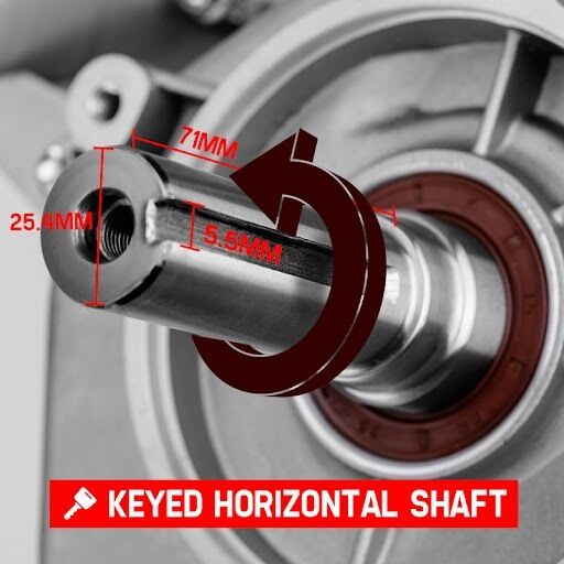 Baumr-AG 13HP Petrol Stationary Engine OHV 4 Stroke Horizontal Shaft Electric Start Motor Price