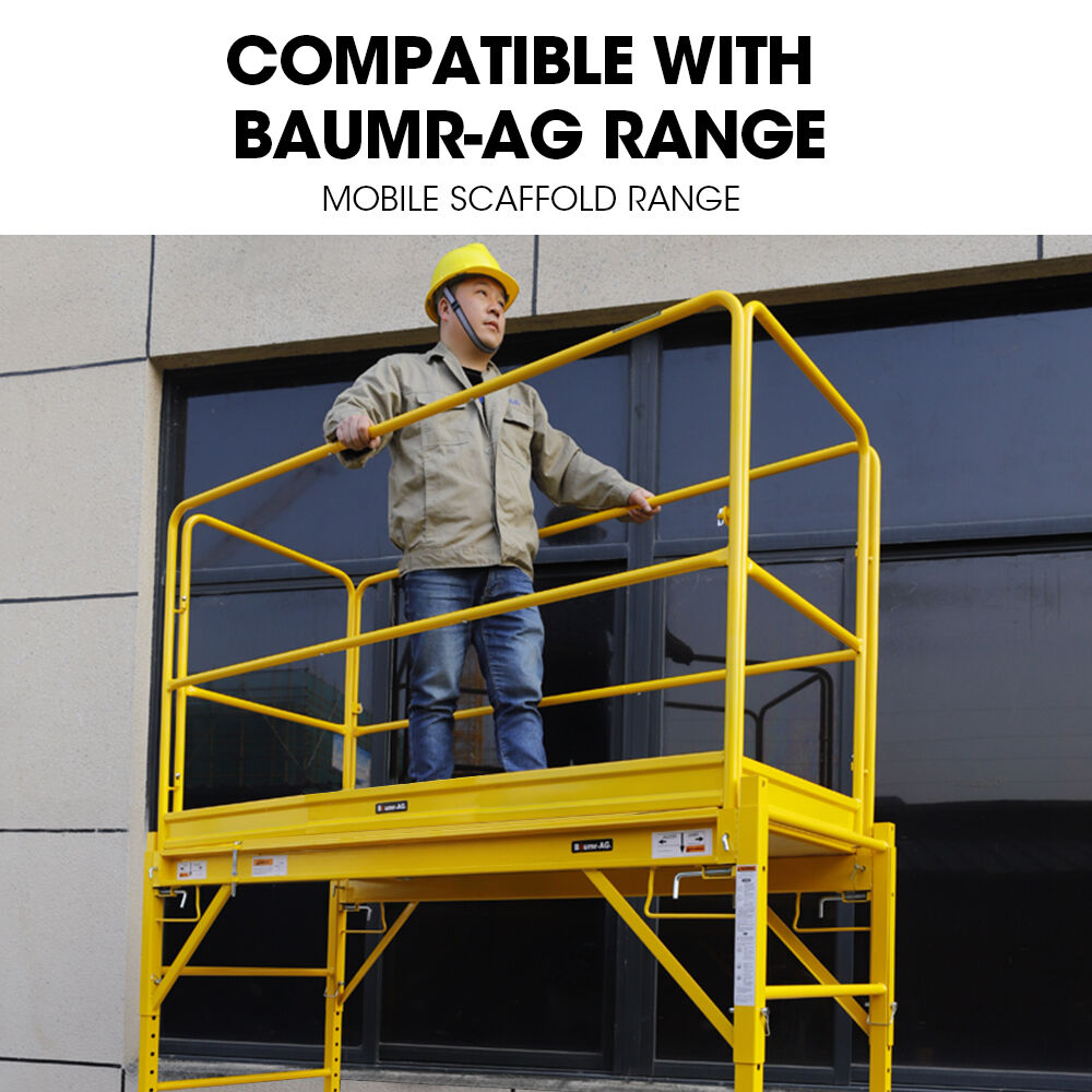 Baumr-AG Safety Guard Rail for Adjustable Mobile Scaffold Price