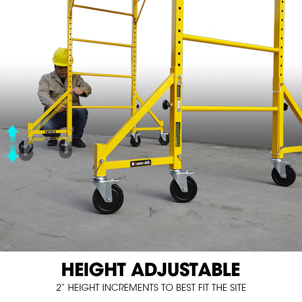Baumr-AG Outrigger Wheel Set for Adjustable Mobile Scaffolding, 4pc Price
