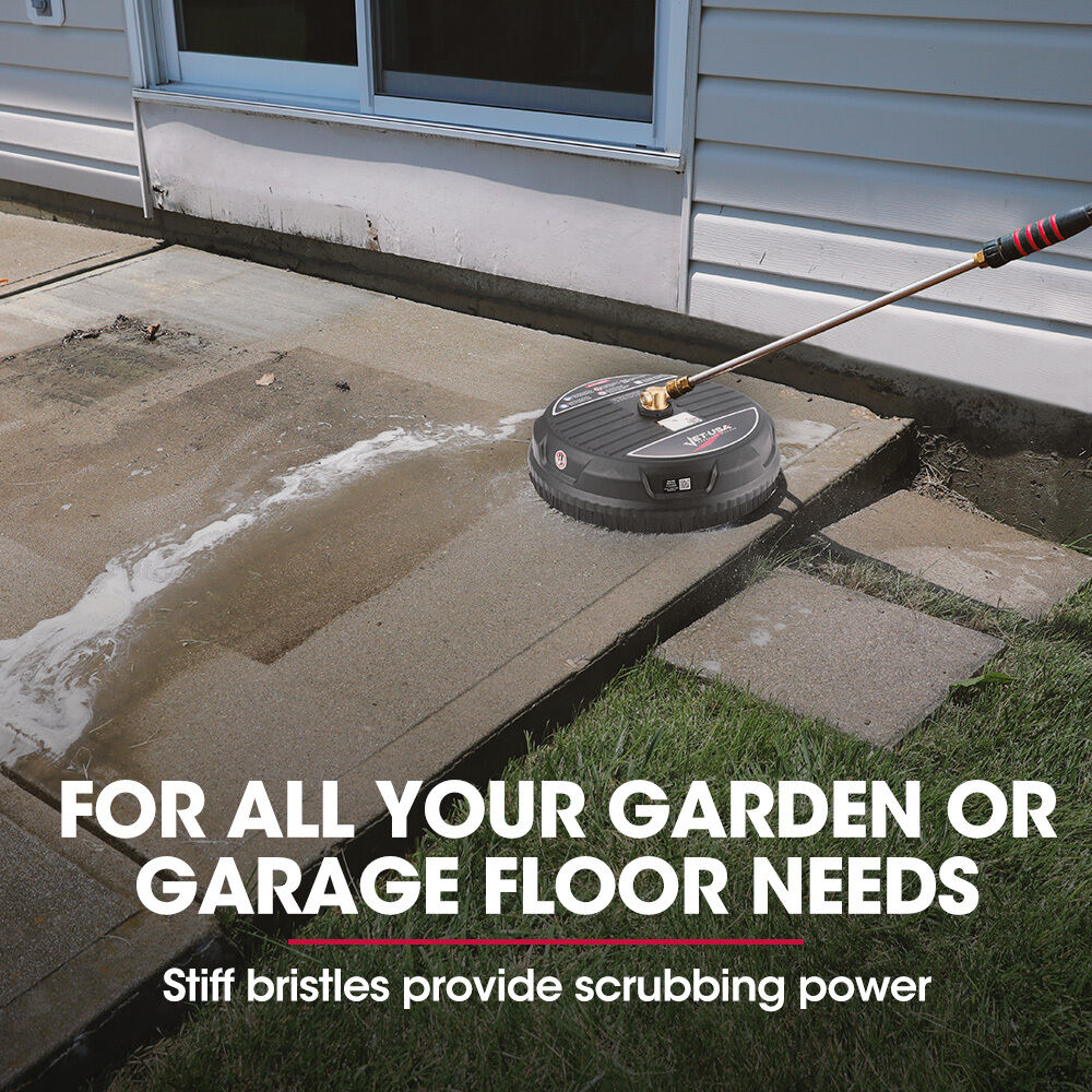 Jet-USA 15" Nylon Pressure Washer Surface Cleaner, 1/4" Fitting, For Concrete Driveway Patio Floor Price