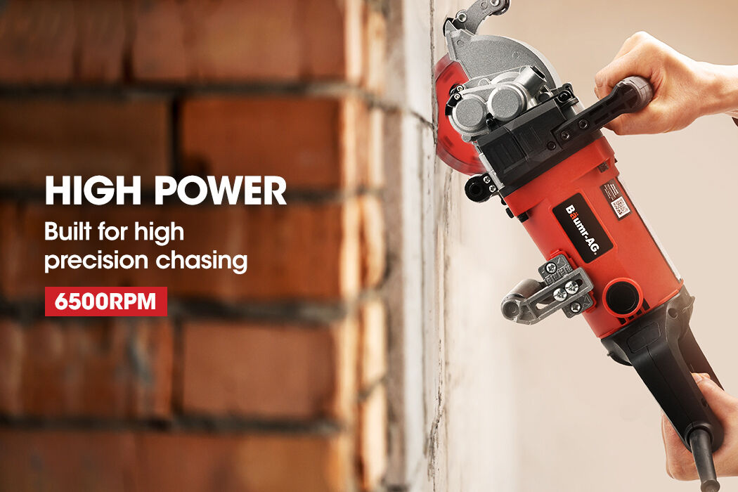BAUMR-AG Wall Chaser and Vacuum Combo Dust Collector Concrete Chasing Machine Price
