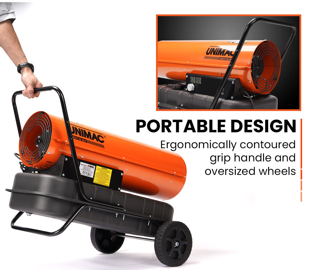 UNIMAC 30KW Portable Industrial Diesel Indirect Forced Air Space Heater Price
