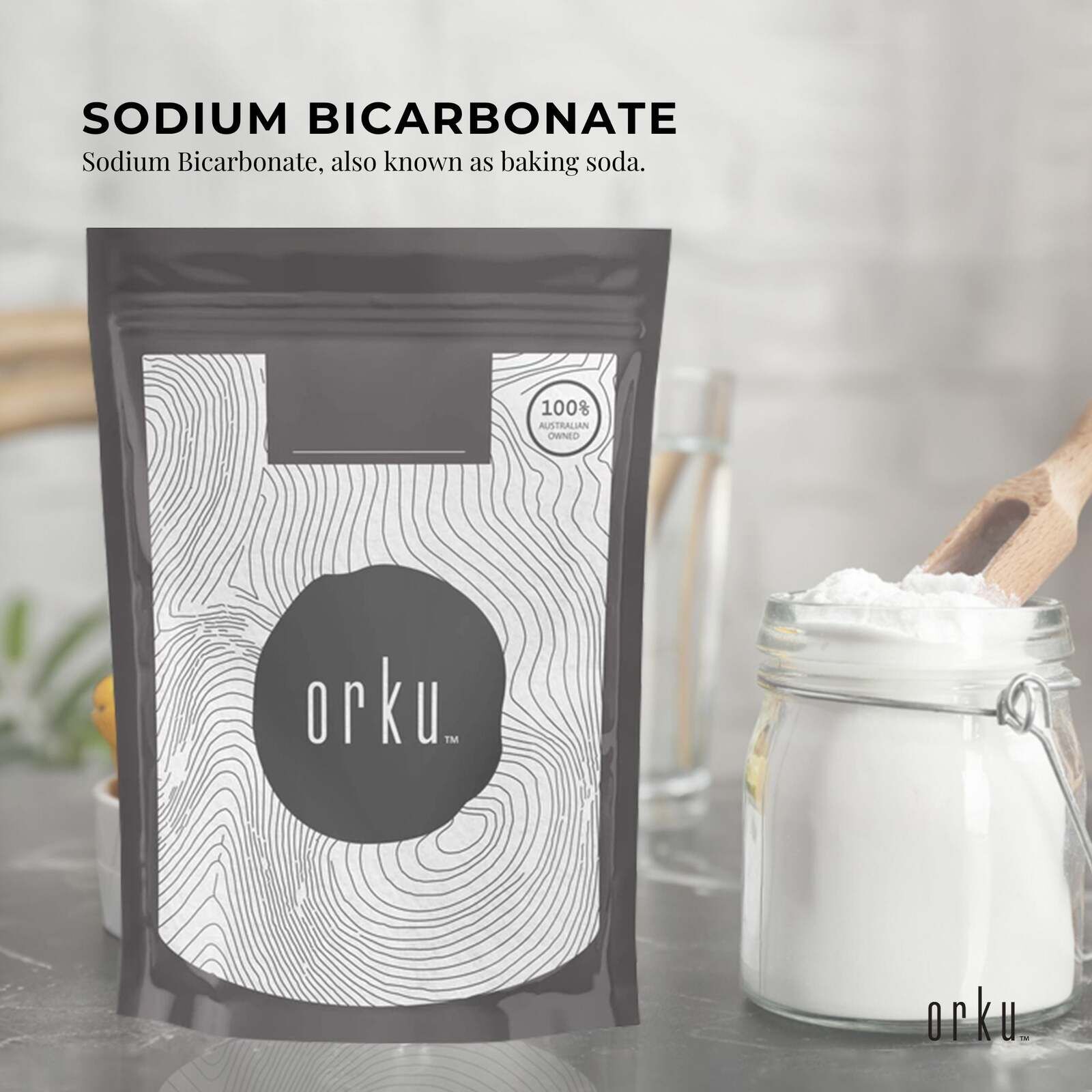 2Kg Sodium Bicarbonate - Food Grade Bicarb Baking Soda Hydrogen Carbonate Powder Price
