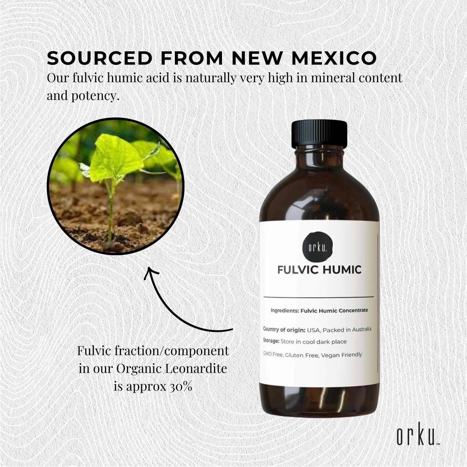 100ml Fulvic Humic Liquid Concentrate FHC Price