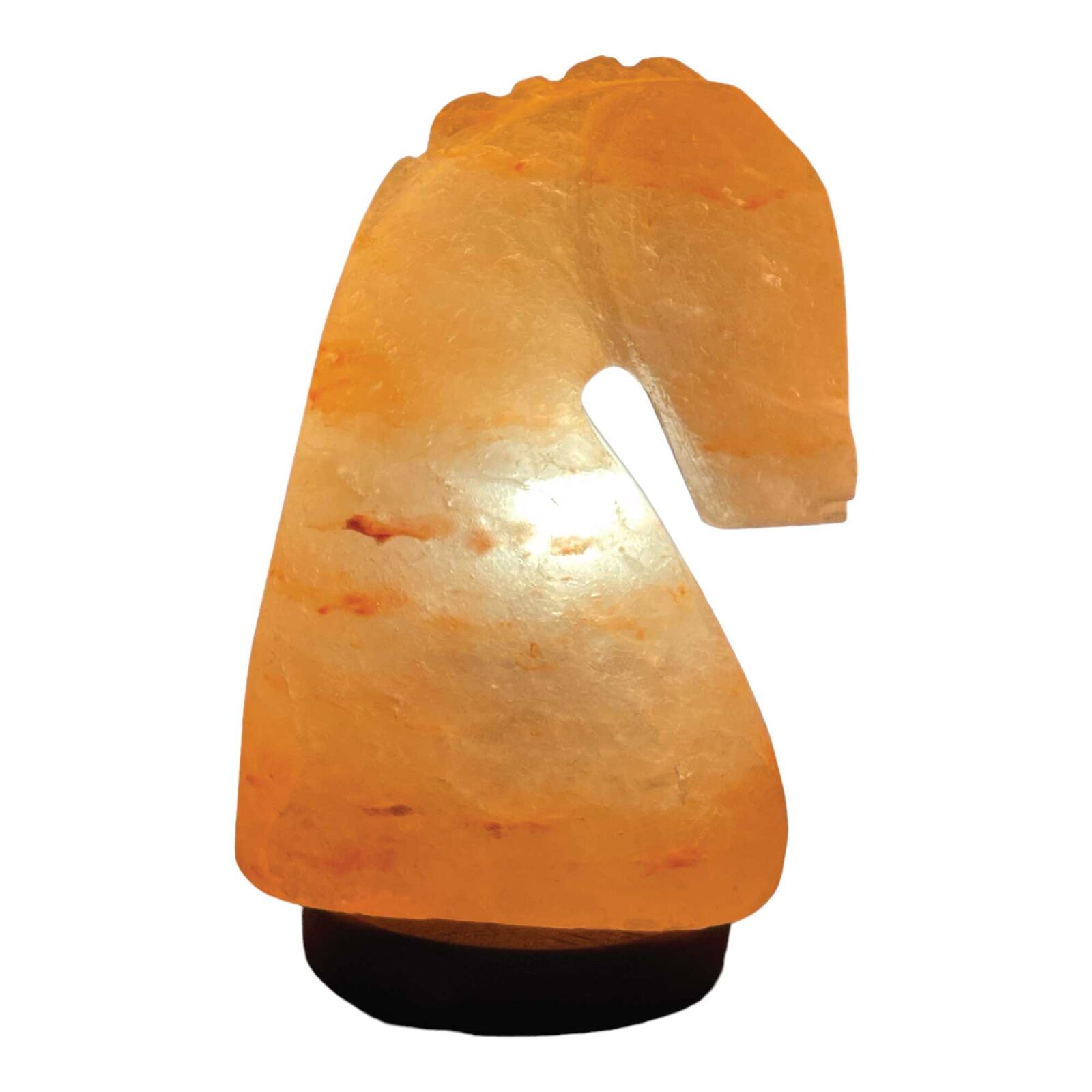 12V 12W Horse Himalayan Pink Salt Lamp Carved Knight Rock Crystal Light Bulb On/Off Price