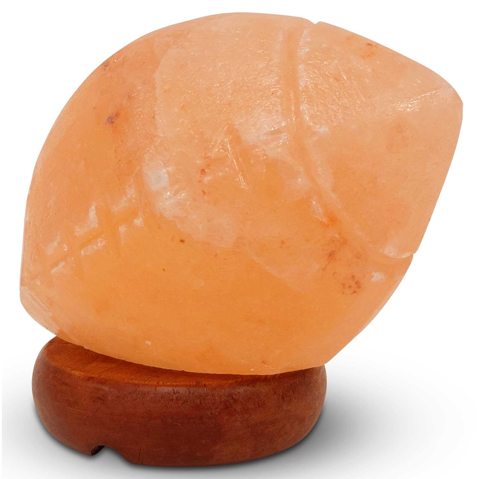 12V 12W Rugby Himalayan Pink Salt Lamp Carved Footy Rock Crystal Light Bulb On/Off Price