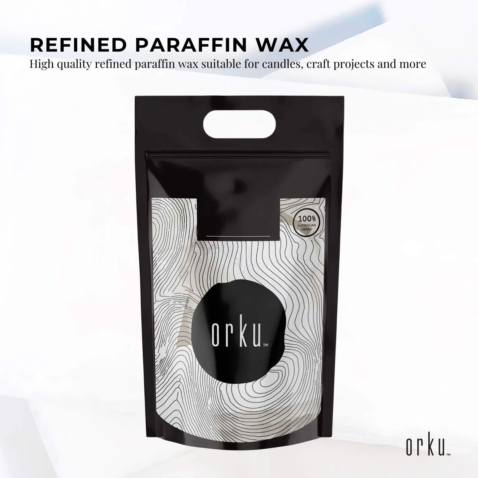 5Kg Paraffin Wax Blocks - Refined Hard Unscented Chunks 60/62 Candle Soap Making Price