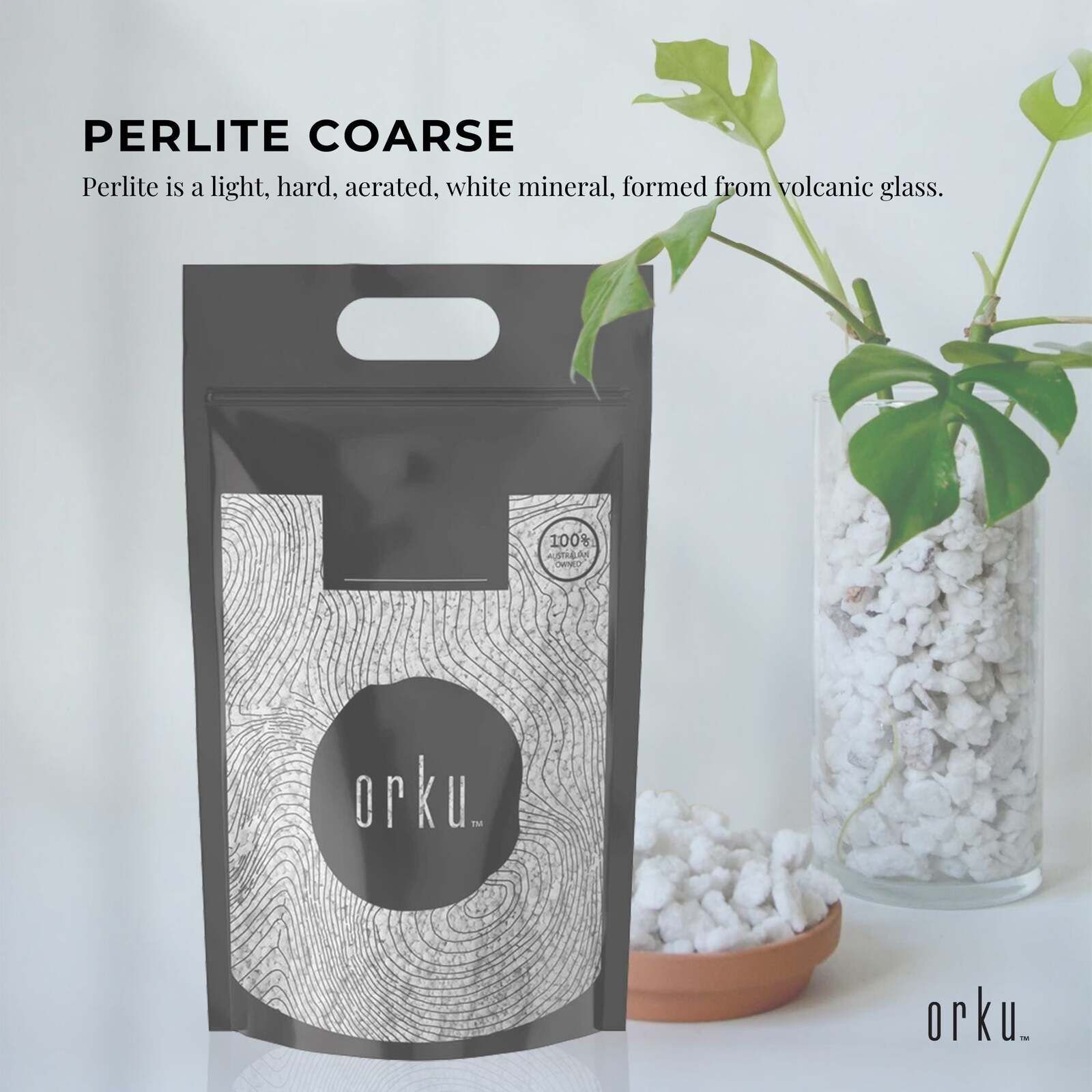50L Perlite Coarse Premium Soil Expanded Medium Plants Hydroponics Price