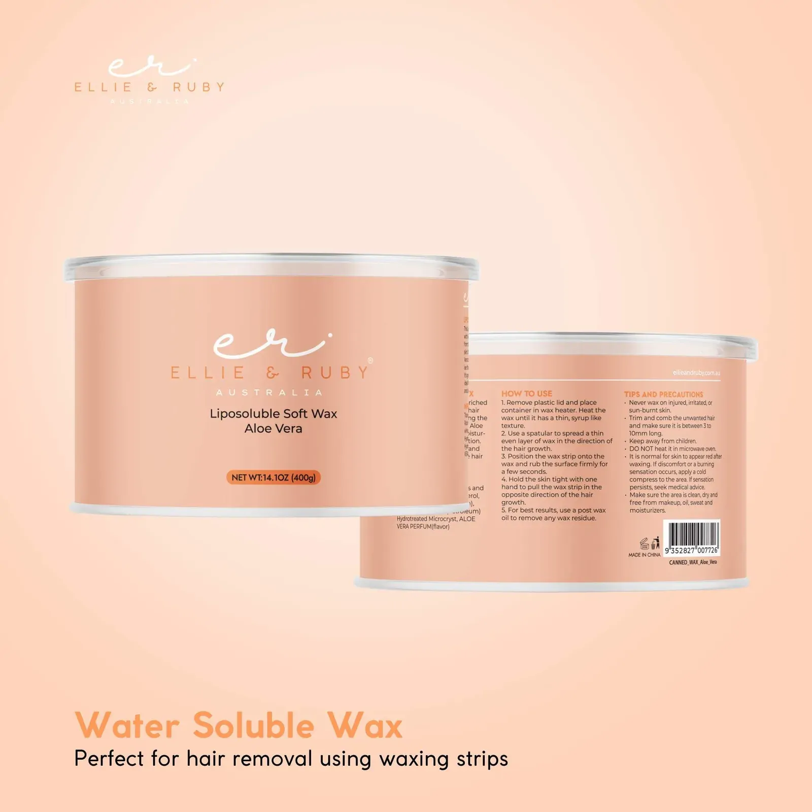 400g Soft Wax Hair Removal - Aloe Vera Depilatory For Salon Pot Warmer Price