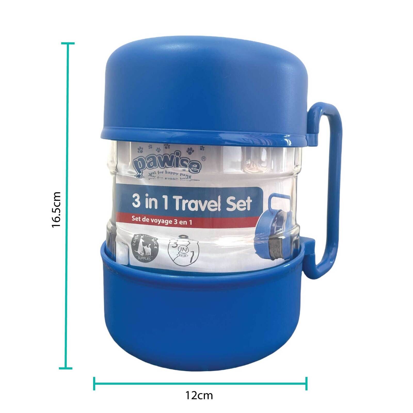 3 In 1 Pet Travel Food Water Bowl Set Dog Cat Portable Feeding Carry Container Price