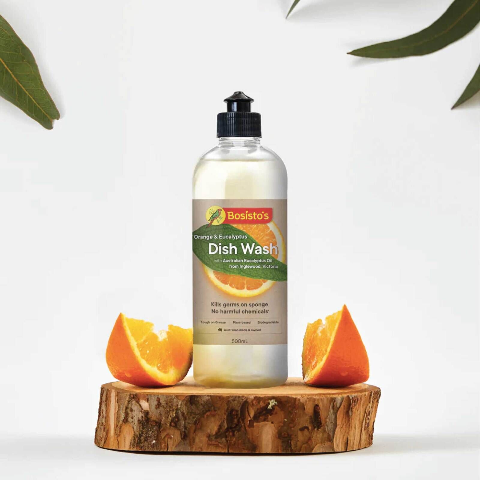 500ml Dish Wash Liquid Orange Eucalyptus Plant Based Dishwashing Soap Bosistos Price