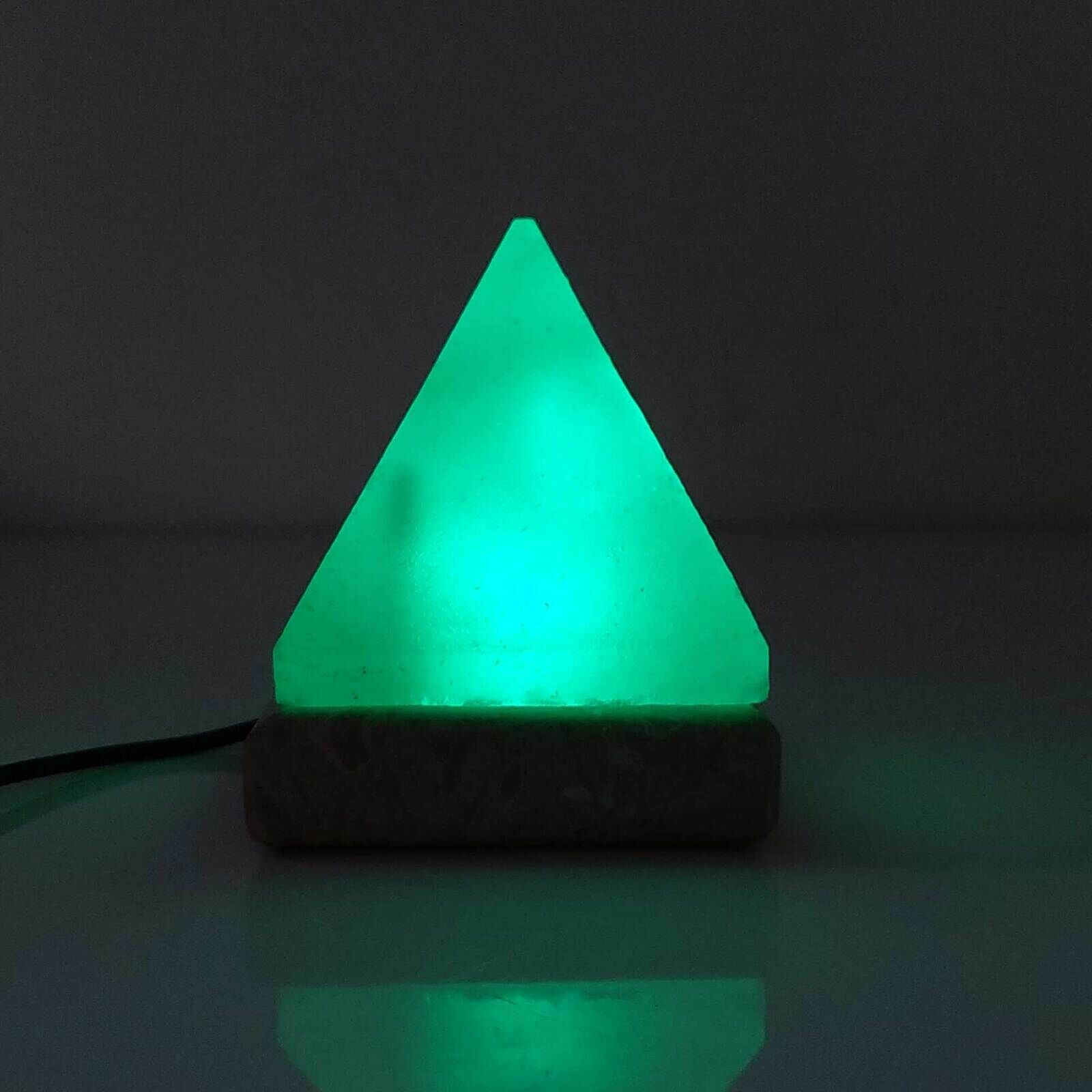 USB Colour Changing Salt Himalayan Lamp - Pyramid Shape Pink Rock LED Light Price