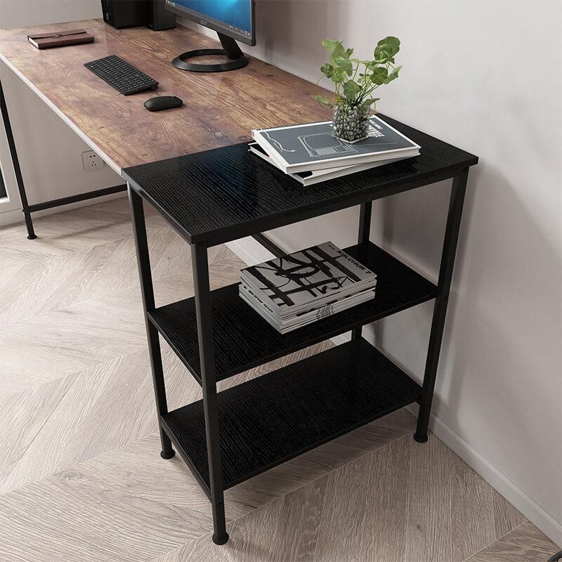 Computer Table Desk Book Storage Student Study Home Office Workstation Vintage Oak Finish Price