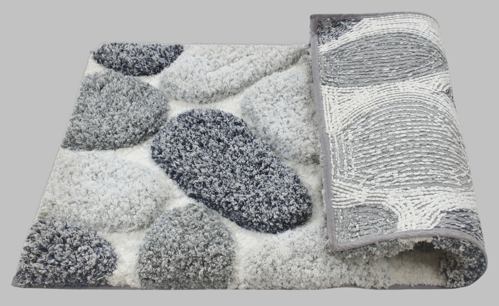 Pebble 3D Design Tufted Soft Pile Bathmat - 50x80 Price