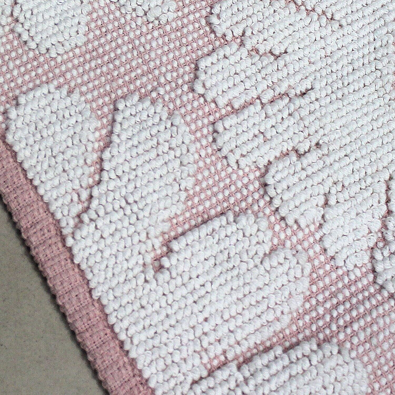 Floral Pink Kids Tufted Bathmat Price