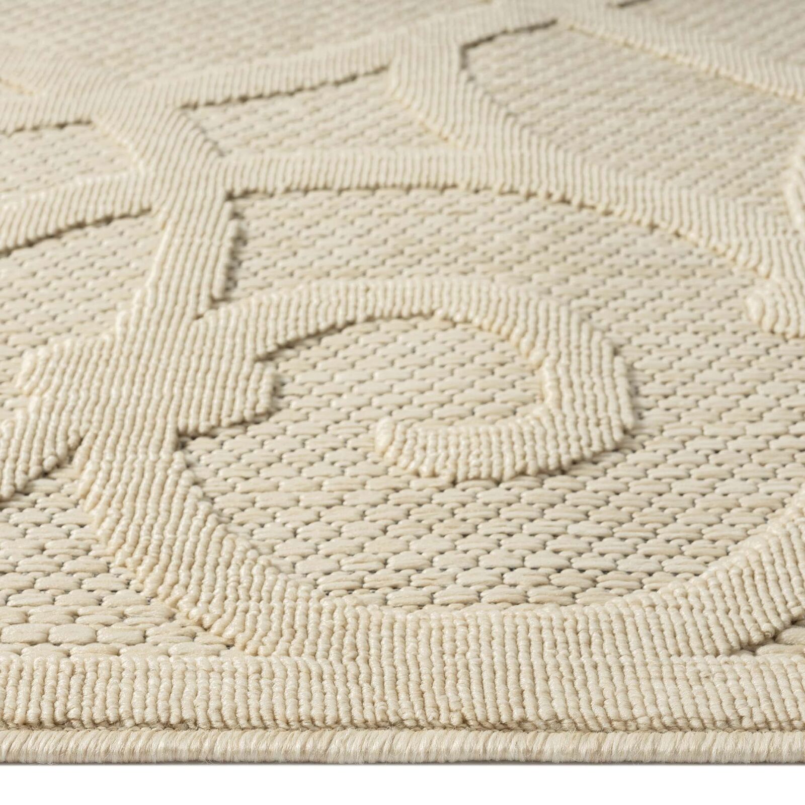 Alpha Outdoor Rug - Cream - 200x290 Price