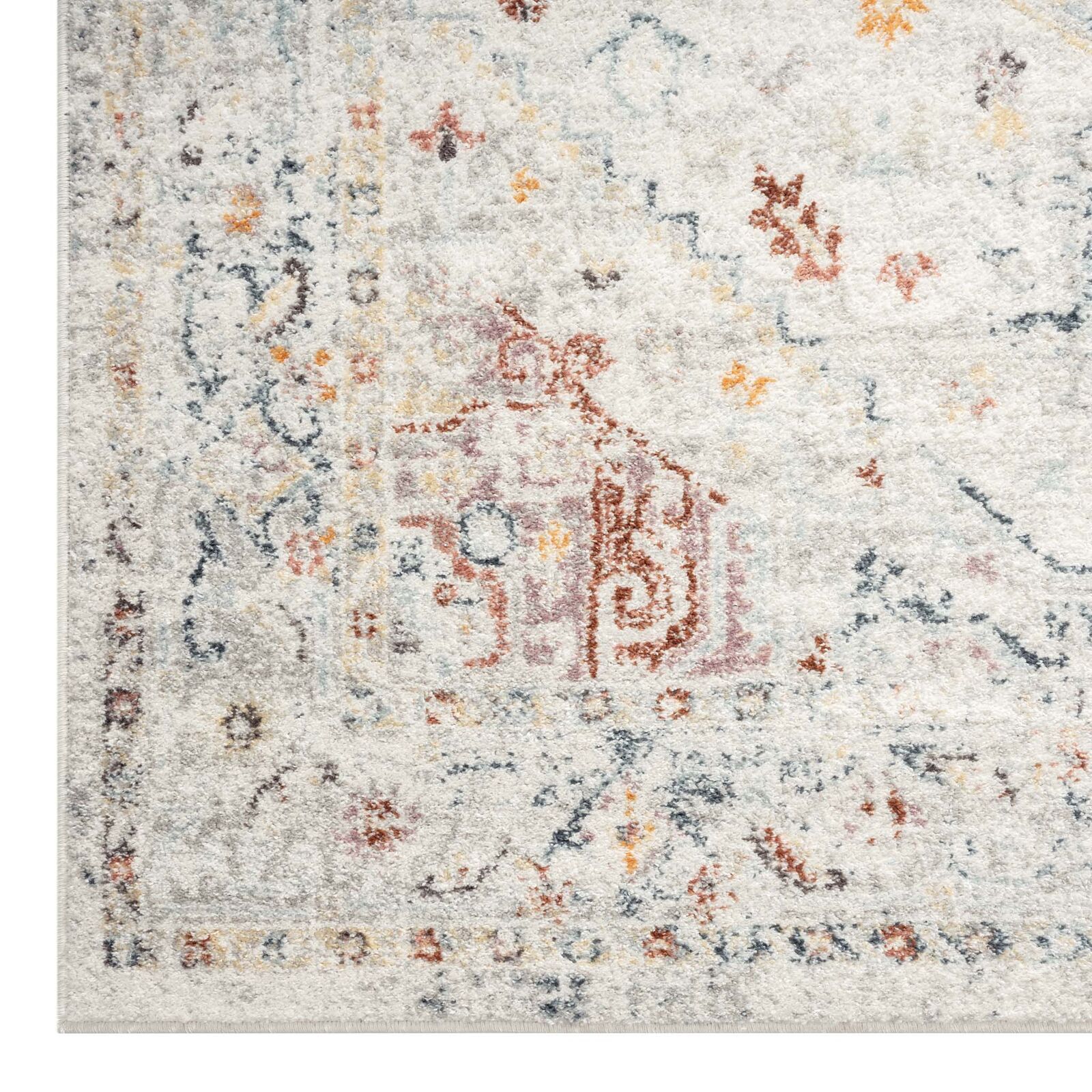 Ornate Persian Vintage Rug - Cream - 240x240 Price