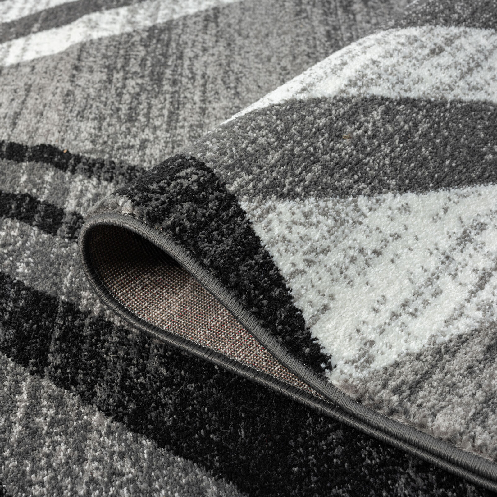 Adore Geometric Textural Rug - Grey - 80x150 Price